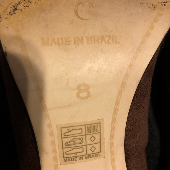 Brown with copper accent size 8 pumps FREE WITH PURCHASE JUST BUNDLE - Picture 5 of 5